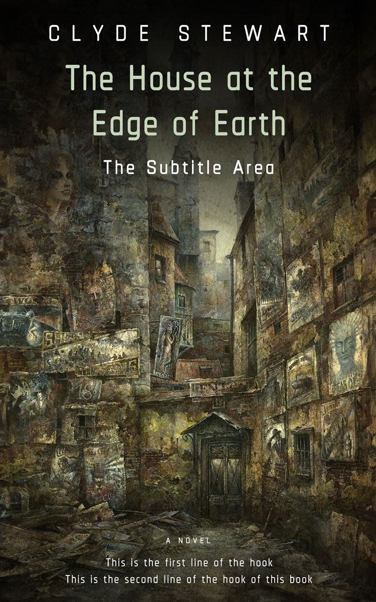 2D view of Premade Fantasy Book Cover - Birch