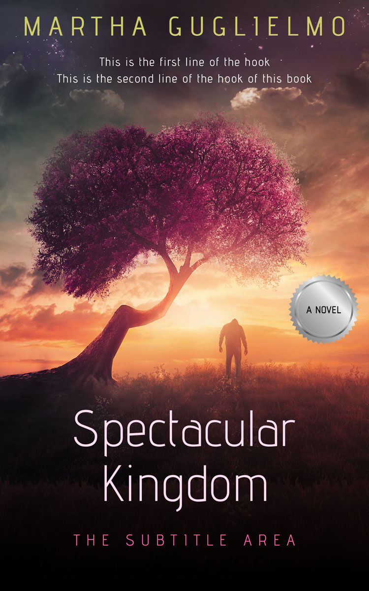 2D view of Premade Literary Fiction Book Cover - Cocoa Brown