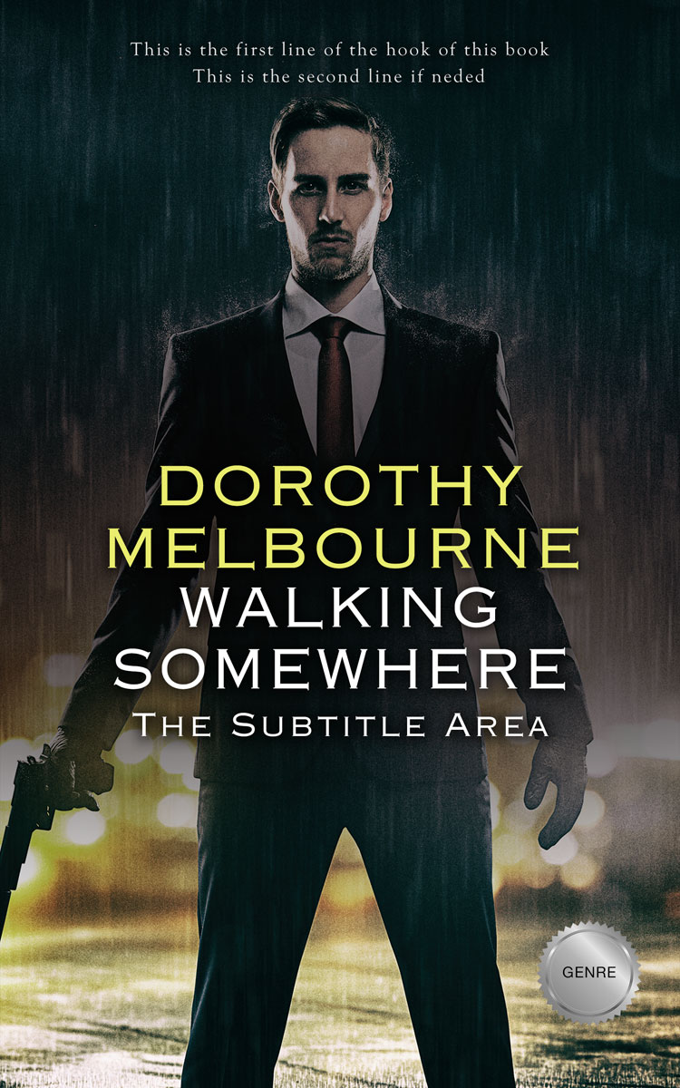 2D view of Premade Mystery & Thriller & Suspense Book Cover - Bunker