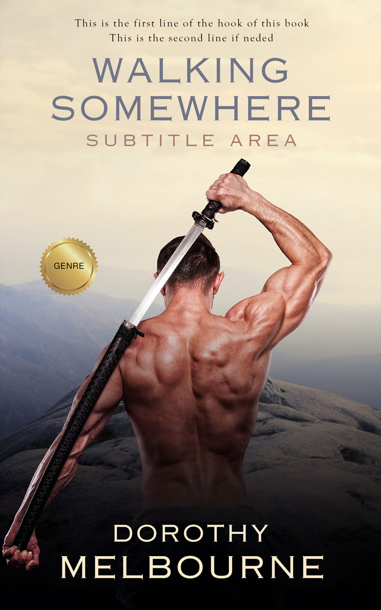 2D view of Premade Teen & Young Adult Book Cover - Thunder