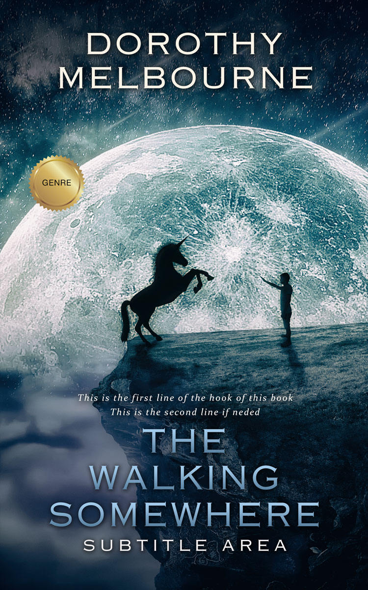 2D view of Premade Fantasy Book Cover - Big Stone