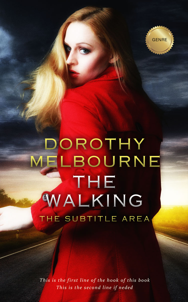 2D view of Premade Action & Adventure Book Cover - Japonica