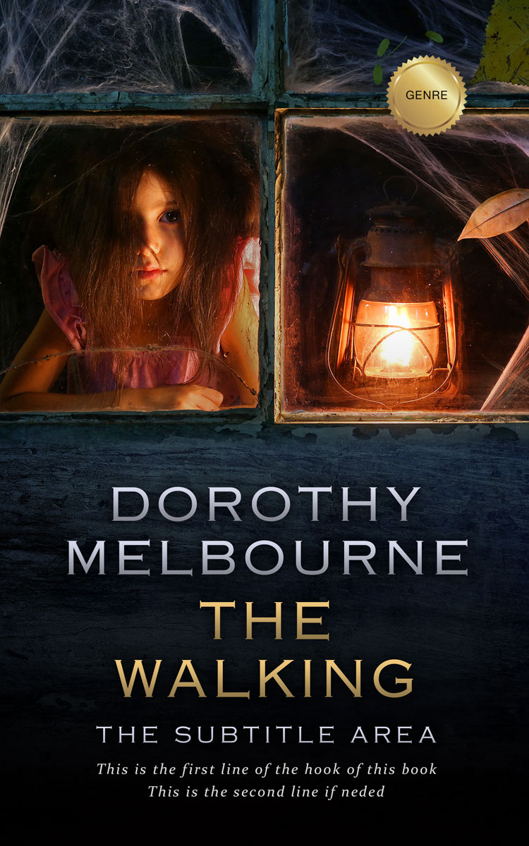 2D view of Premade Mystery & Thriller & Suspense Book Cover - Woodsmoke