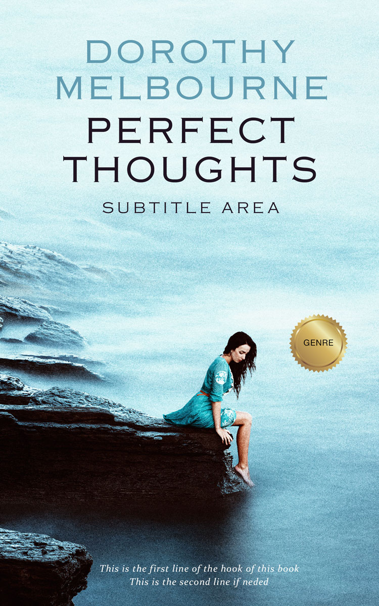 2D view of Premade Romance Book Cover - Shark