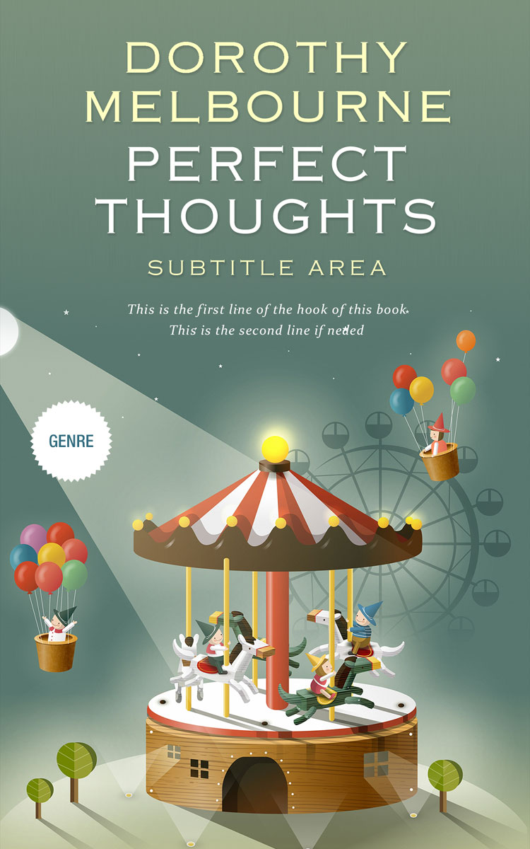 2D view of Premade Children's Book Cover - Xanadu