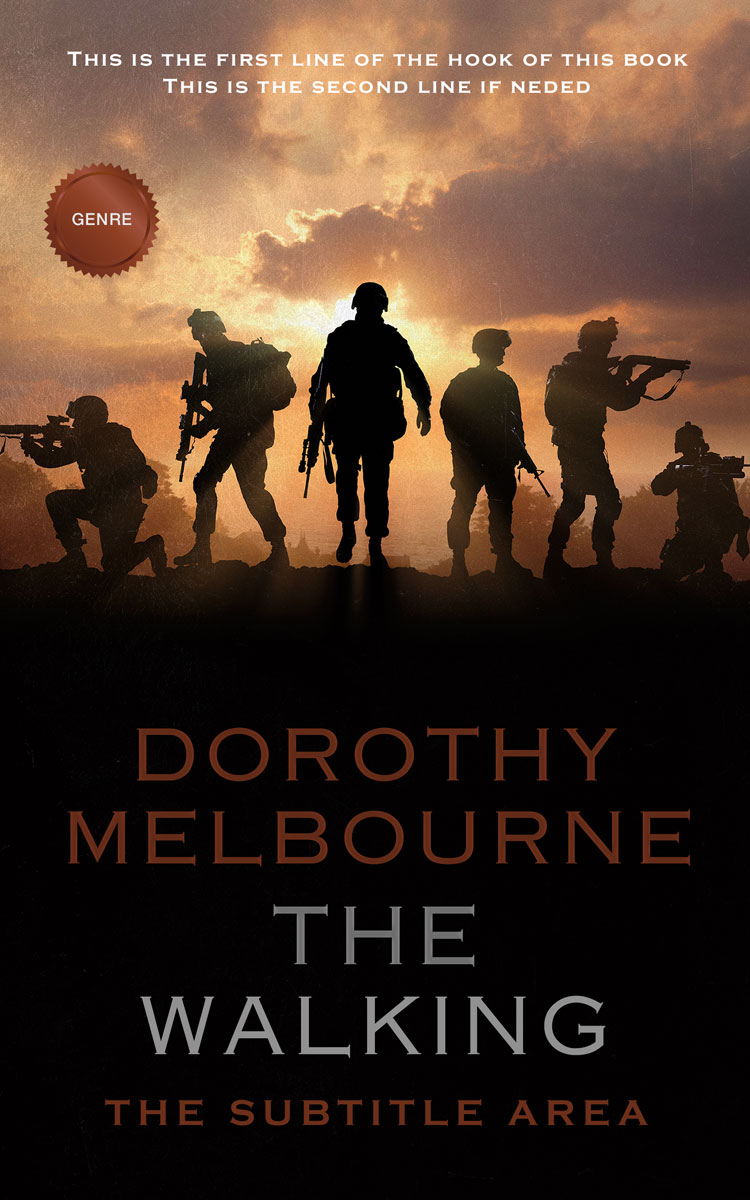 2D view of Premade Action & Adventure Book Cover - Muddy Waters