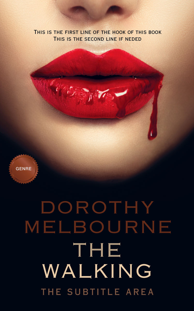 2D view of Premade Horror Book Cover - Tumbleweed