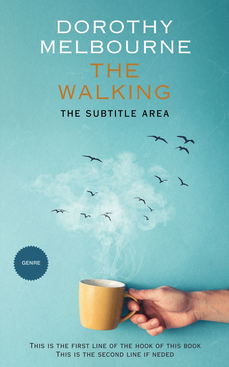 2D view of Premade Business Book Cover - Half Baked