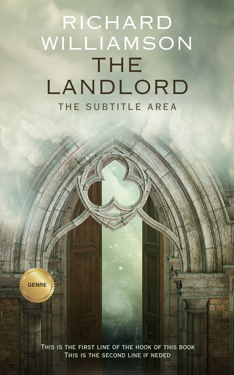 2D view of Premade Fantasy Book Cover - Eagle