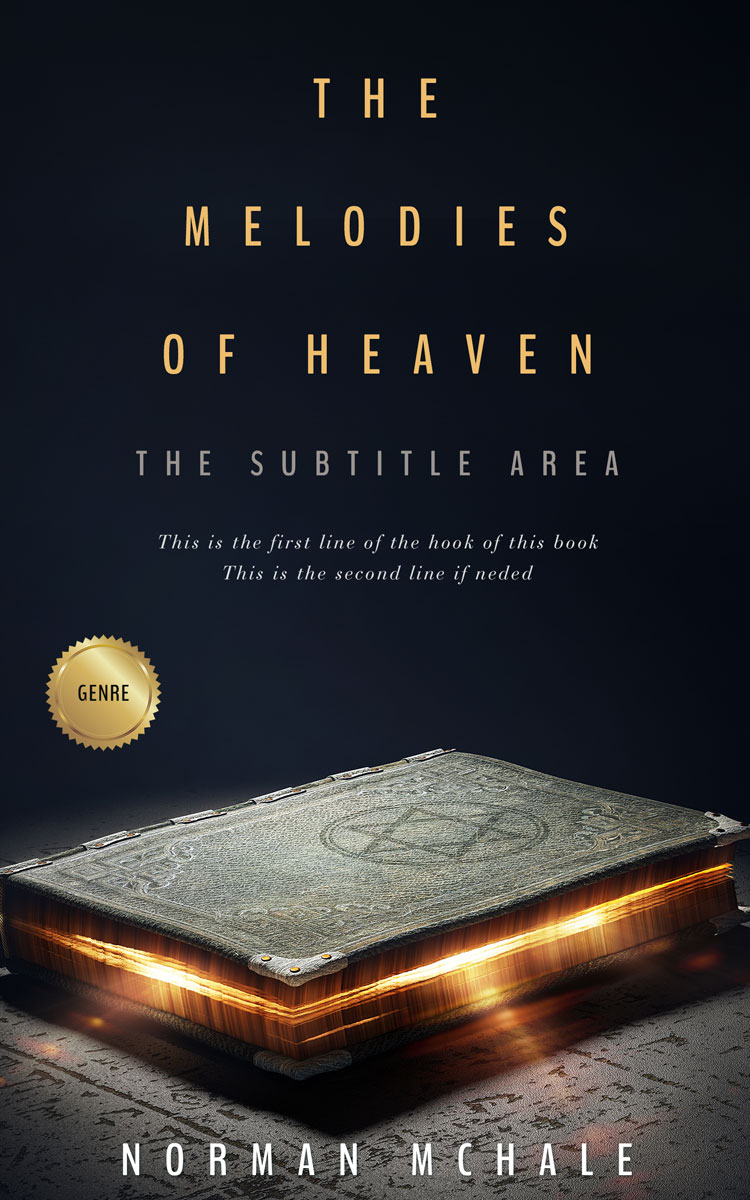 2D view of Premade Fantasy Book Cover - Woodsmoke