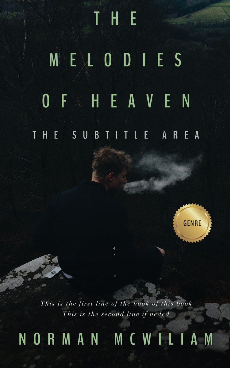 2D view of Premade Mystery & Thriller & Suspense Book Cover - Woodsmoke