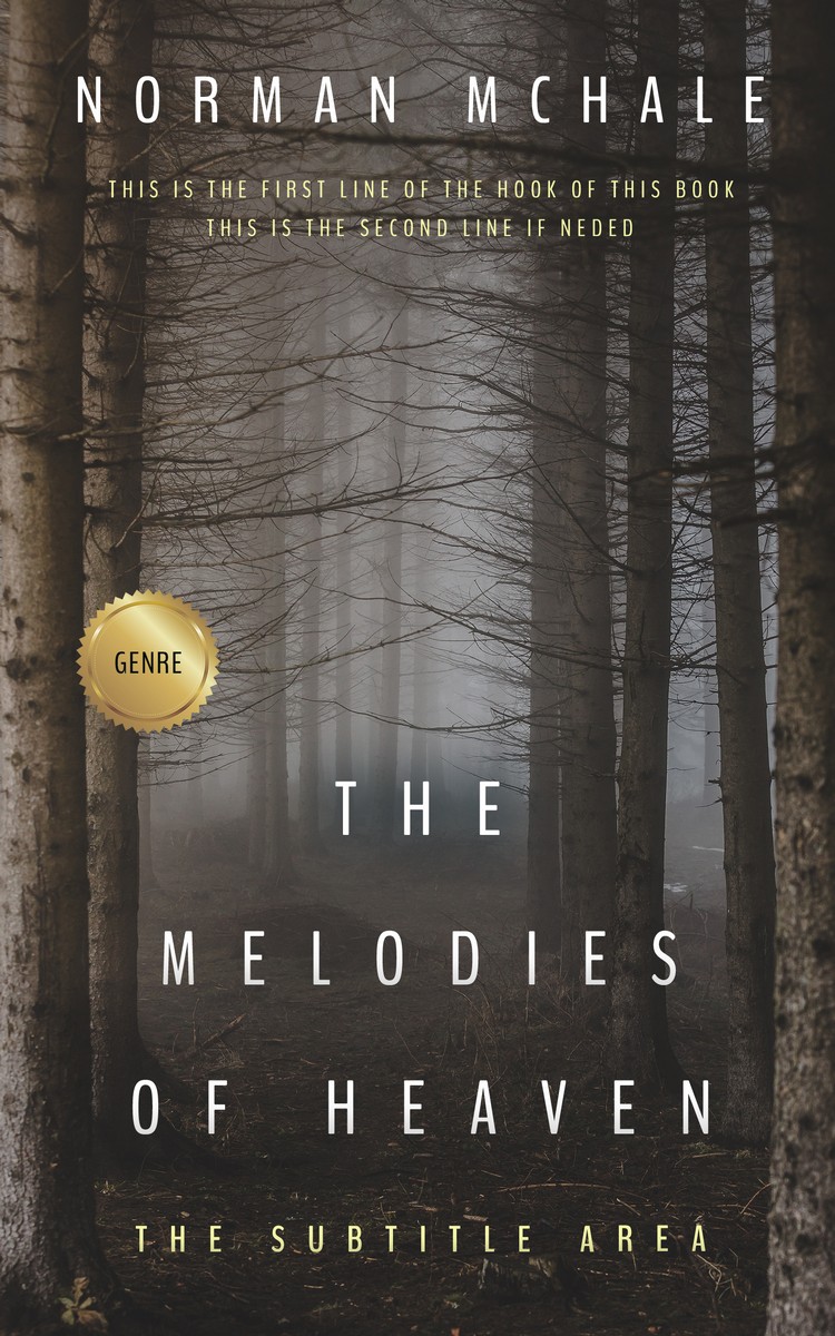 2D view of Premade Mystery & Thriller & Suspense Book Cover - Merlin