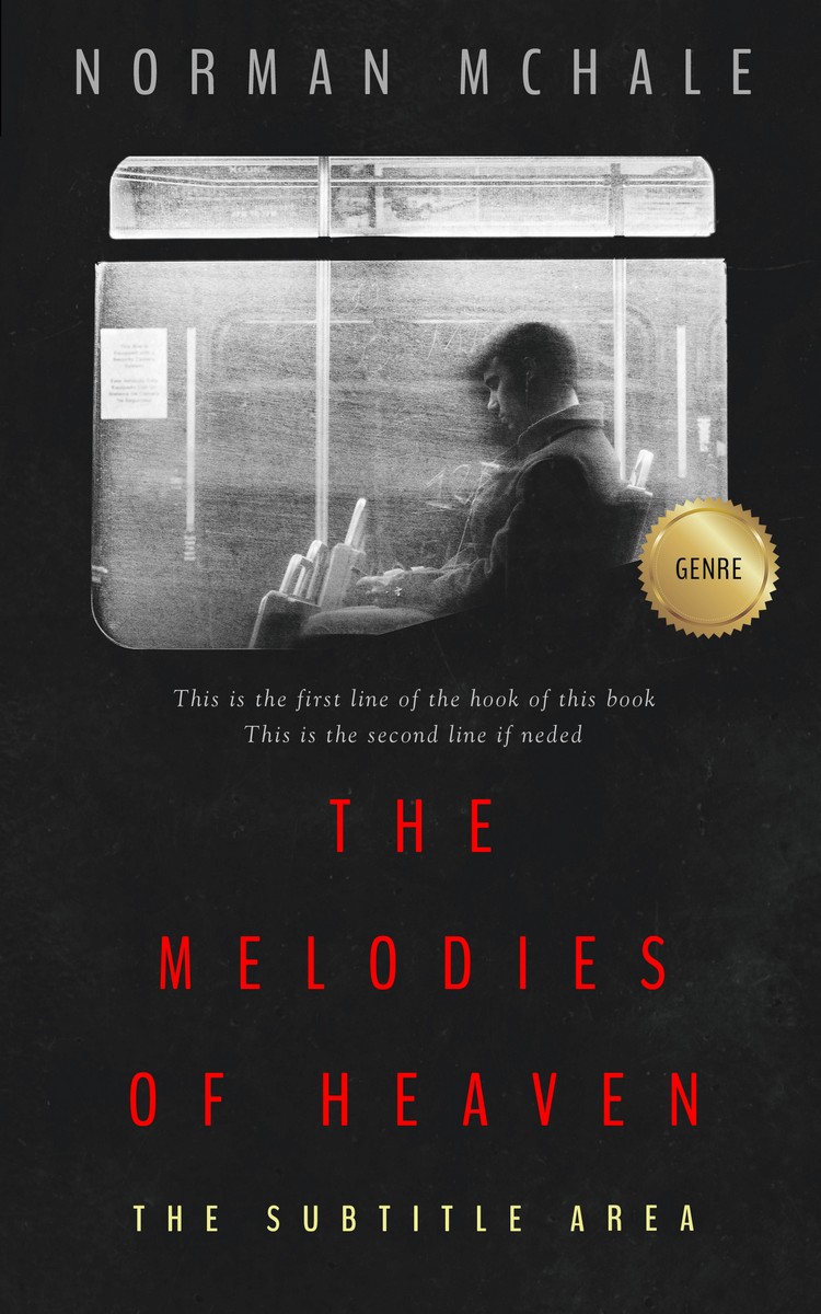 2D view of Premade Mystery & Thriller & Suspense Book Cover - Silver Rust