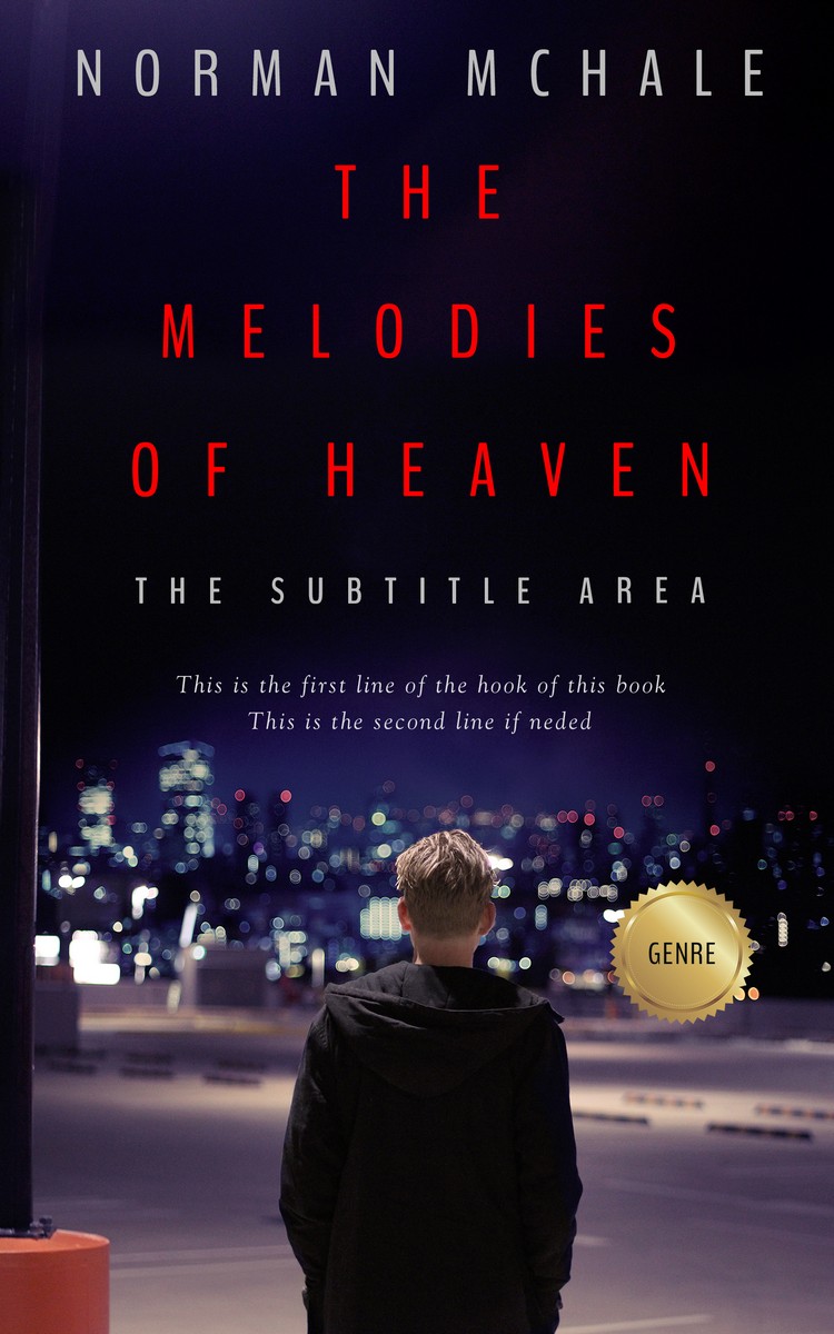 2D view of Premade Mystery & Thriller & Suspense Book Cover - Ebony