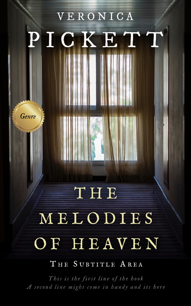 2D view of Premade Mystery & Thriller & Suspense Book Cover - Cod Gray