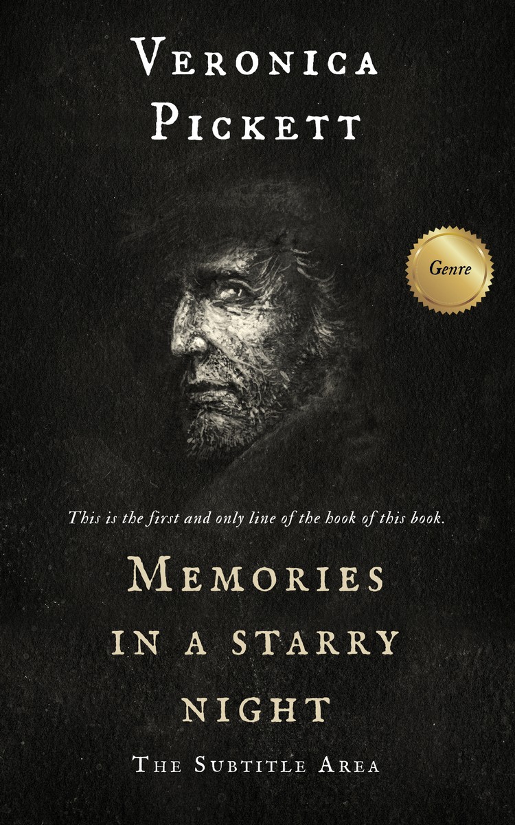 2D view of Premade Abstract Book Cover - Log Cabin