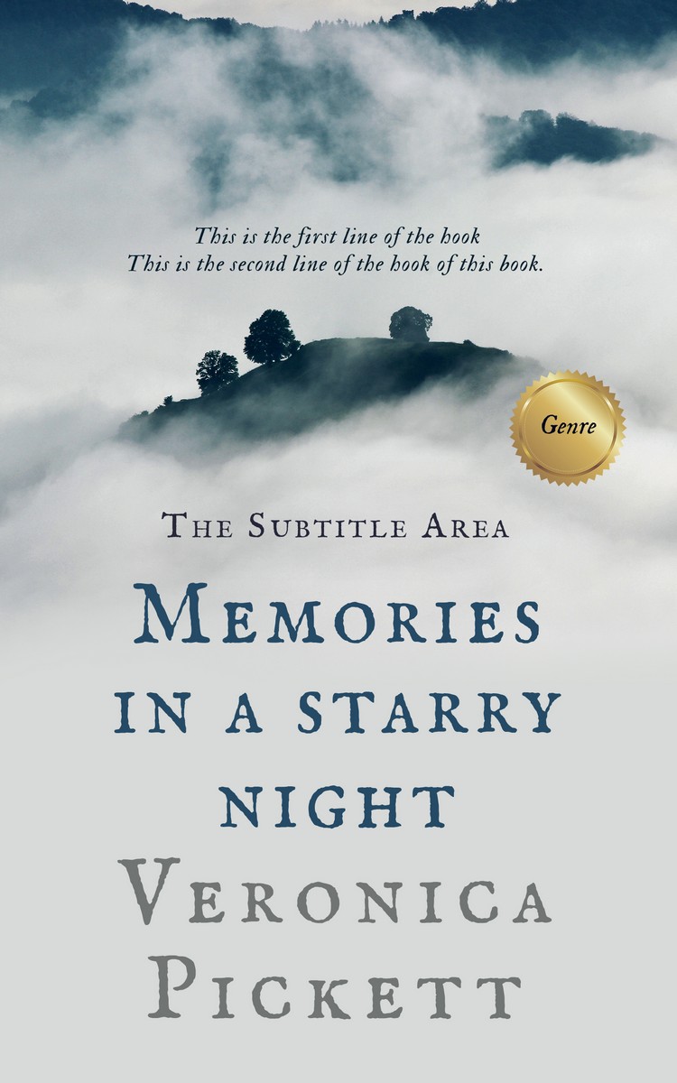 2D view of Premade Nature Book Cover - Pumice