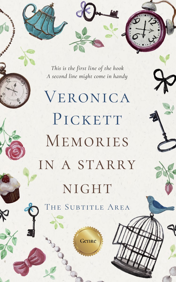 2D view of Premade Fantasy Book Cover - Cararra