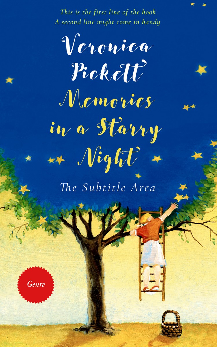 2D view of Premade Fantasy Book Cover - Congress Blue