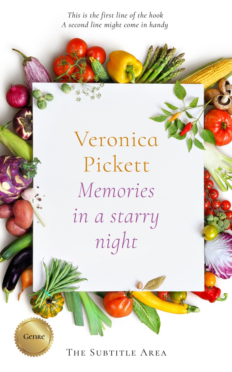 2D view of Premade Cookbooks & Food & Wine Book Cover - Woodland