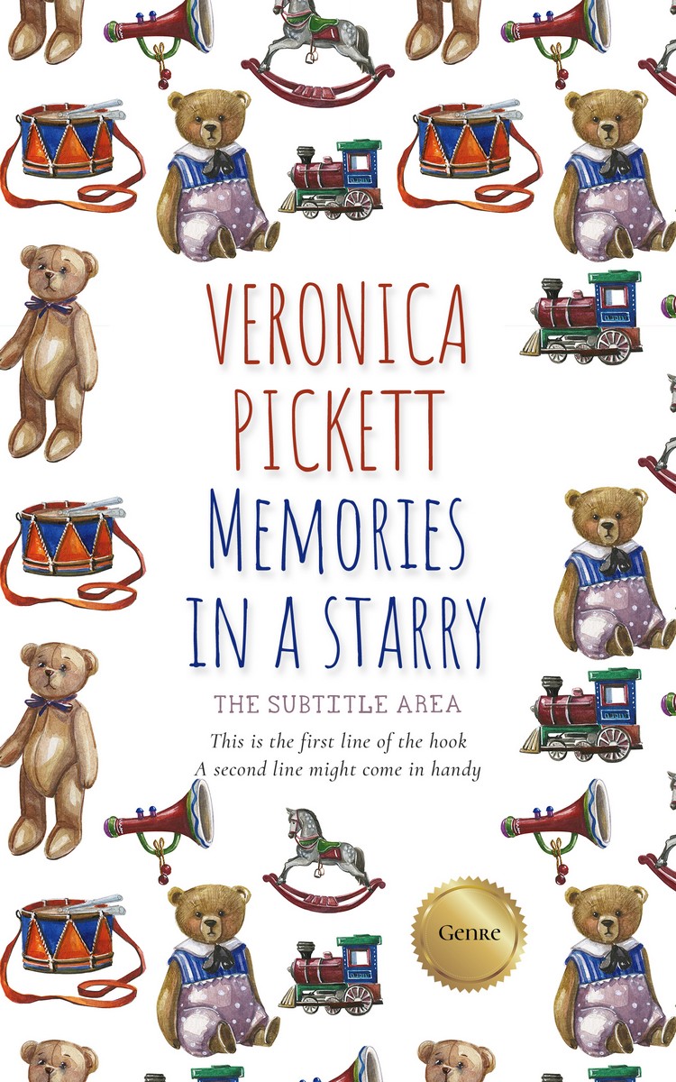 2D view of Premade Children's Book Cover - Toast