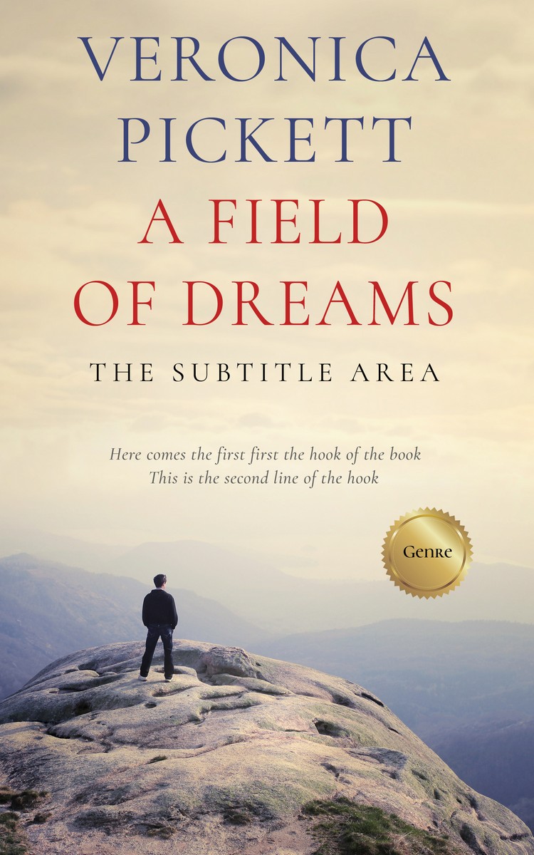 2D view of Premade Self-Improvement & Self-Help Book Cover - Tana