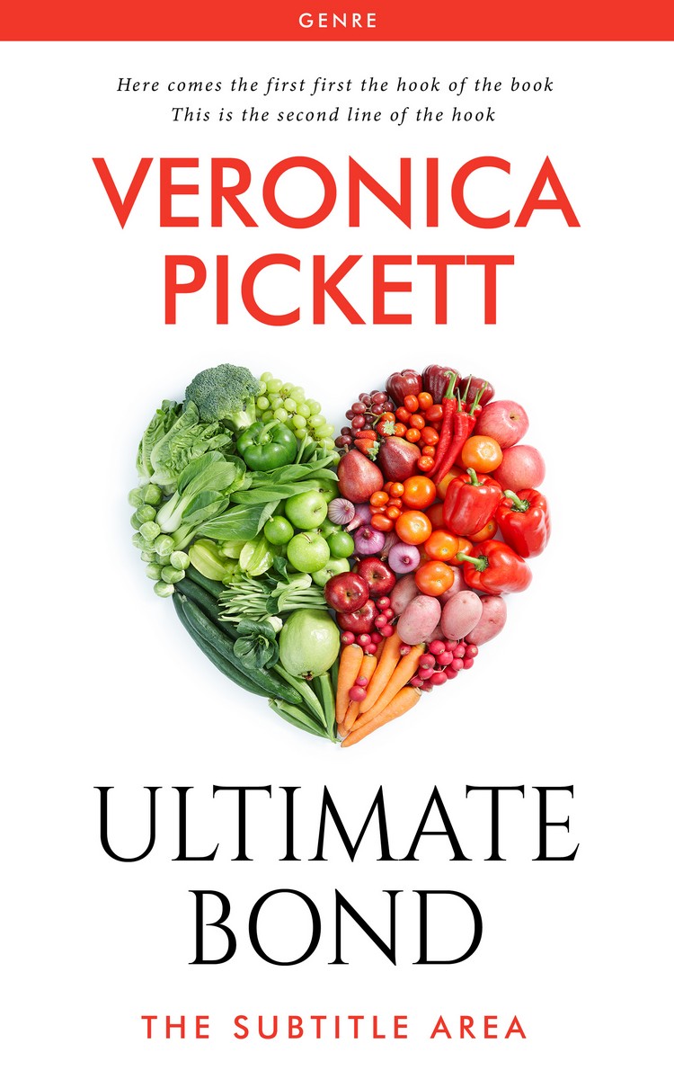 2D view of Premade Health & Dieting & Fitness Book Cover - Mallard