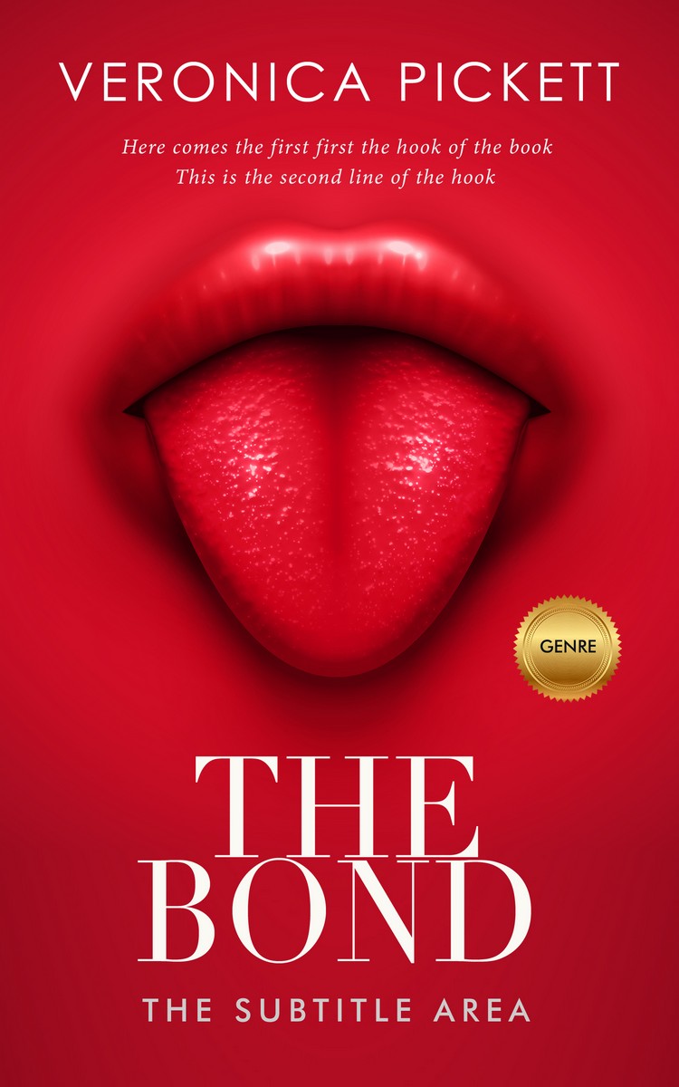 2D view of Premade Abstract Book Cover - Shiraz