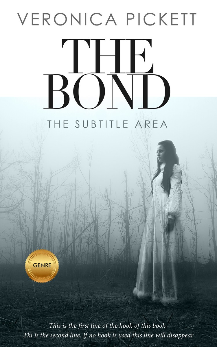 2D view of Premade Horror Book Cover - Tiara