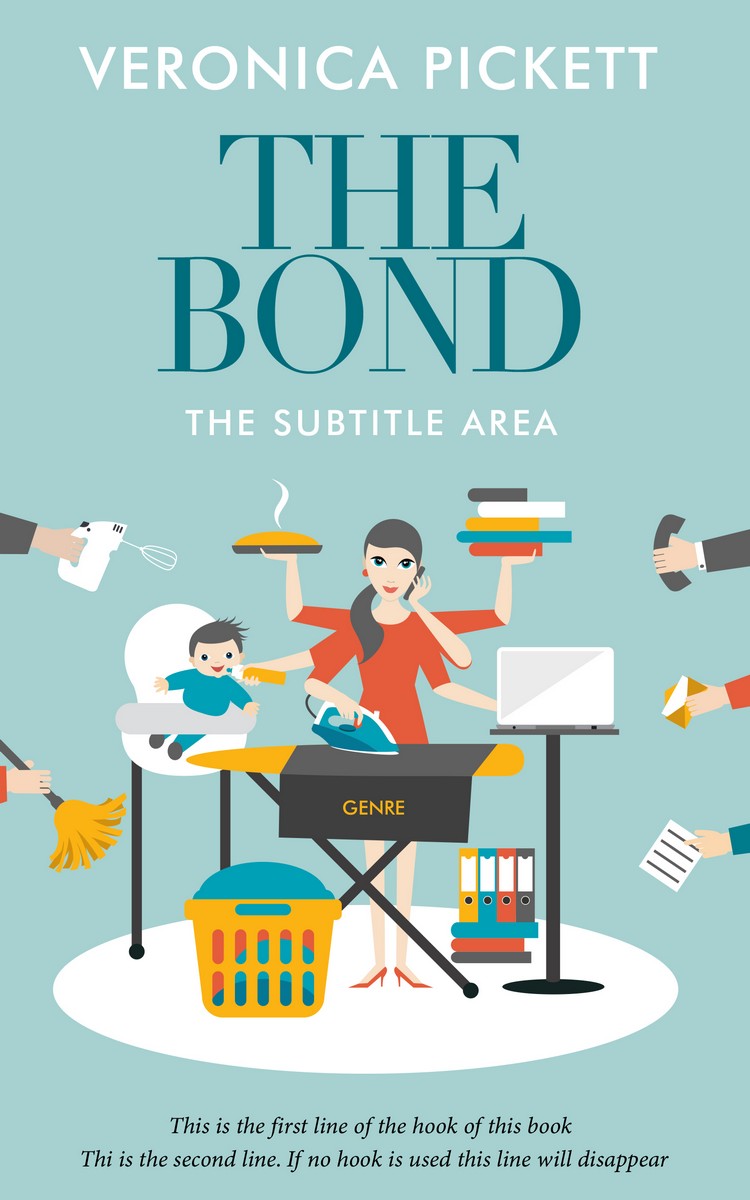 2D view of Premade Chick Lit Book Cover - Sinbad