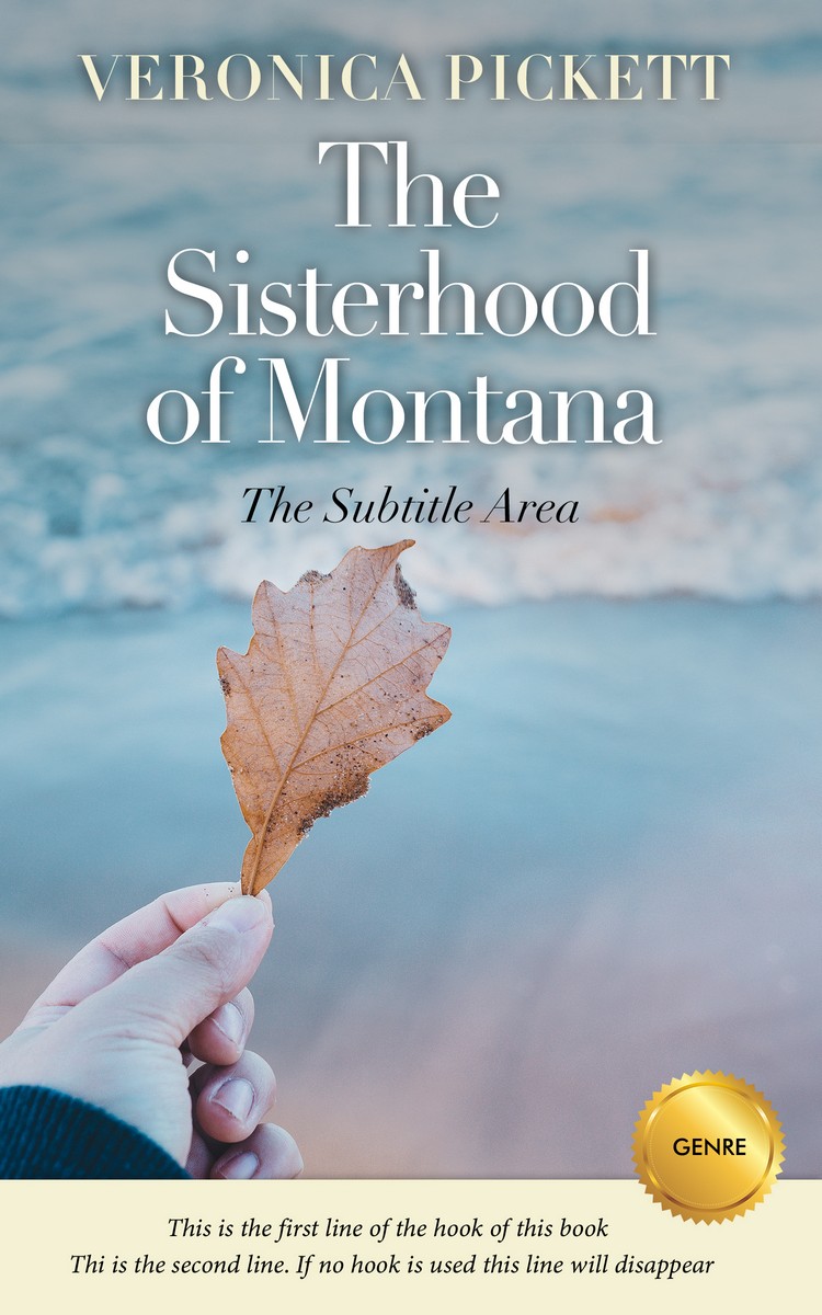 2D view of Premade Poetry Book Cover - Gull Gray