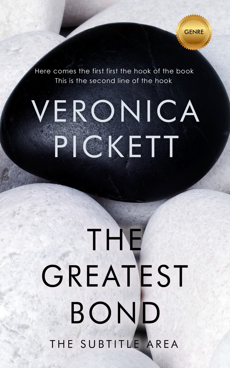 2D view of Premade Self-Improvement & Self-Help Book Cover - Mischka