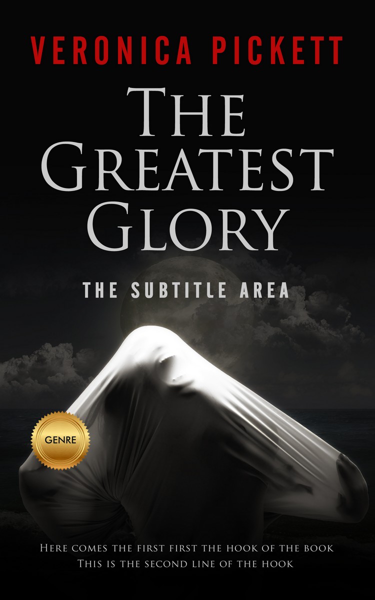 2D view of Premade Horror Book Cover - Cod Gray