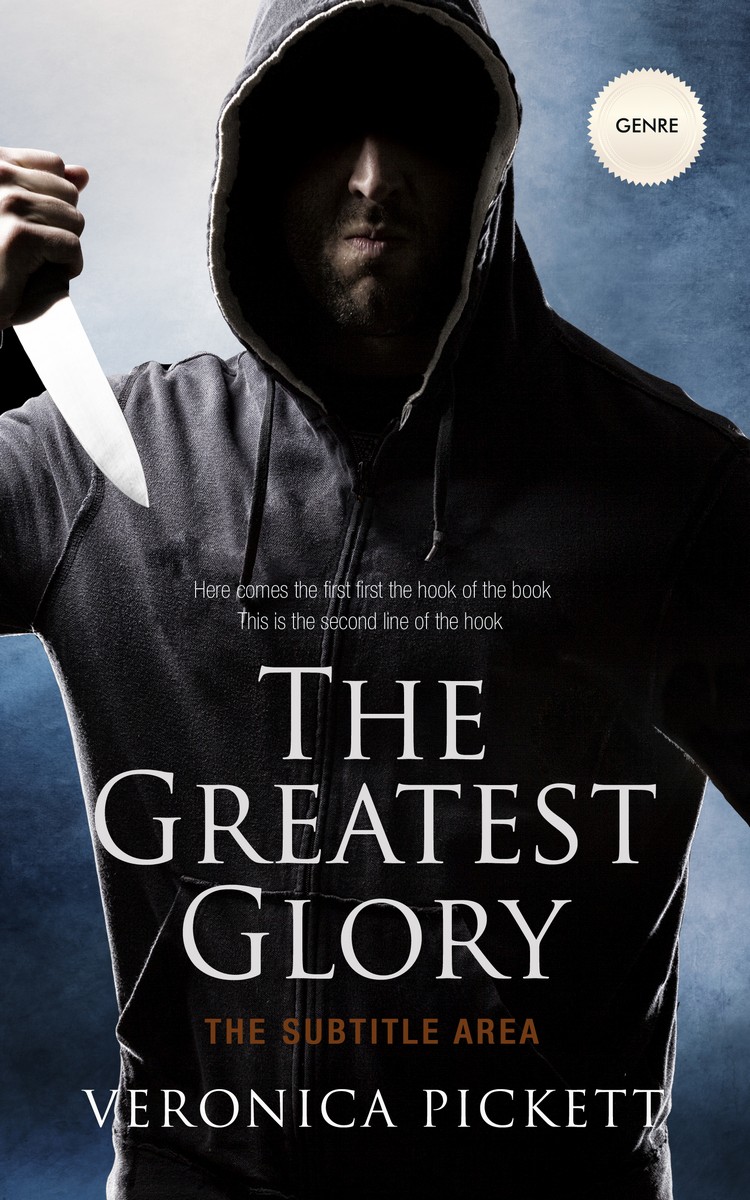 2D view of Premade Mystery & Thriller & Suspense Book Cover - Iron