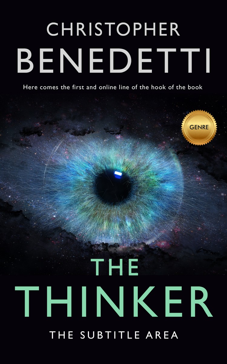 2D view of Premade Mystery & Thriller & Suspense Book Cover - Vulcan