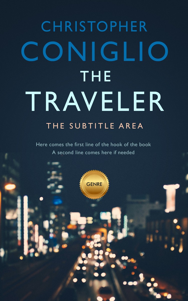 2D view of Premade Mystery & Thriller & Suspense Book Cover - Mirage