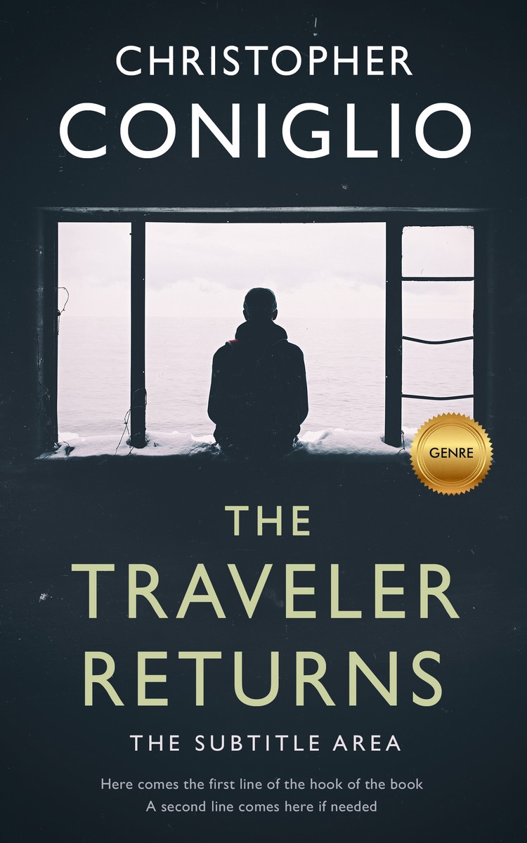 2D view of Premade Mystery & Thriller & Suspense Book Cover - Ebony Clay