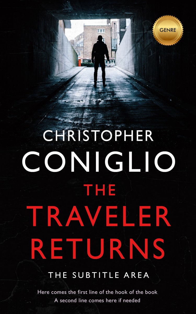 2D view of Premade Mystery & Thriller & Suspense Book Cover - Oriental Pink