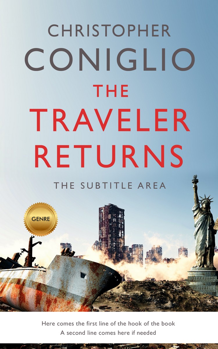 2D view of Premade Apocalyptica Book Cover - Heather