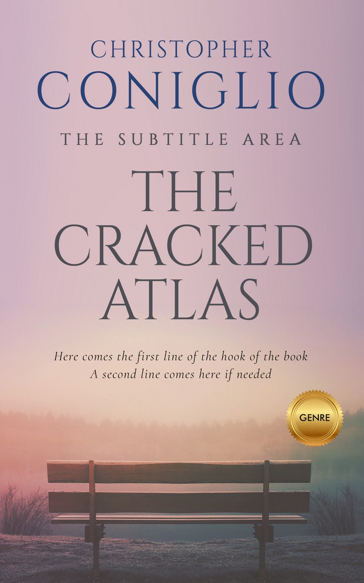 2D view of Premade Mystery & Thriller & Suspense Book Cover - Clam Shell