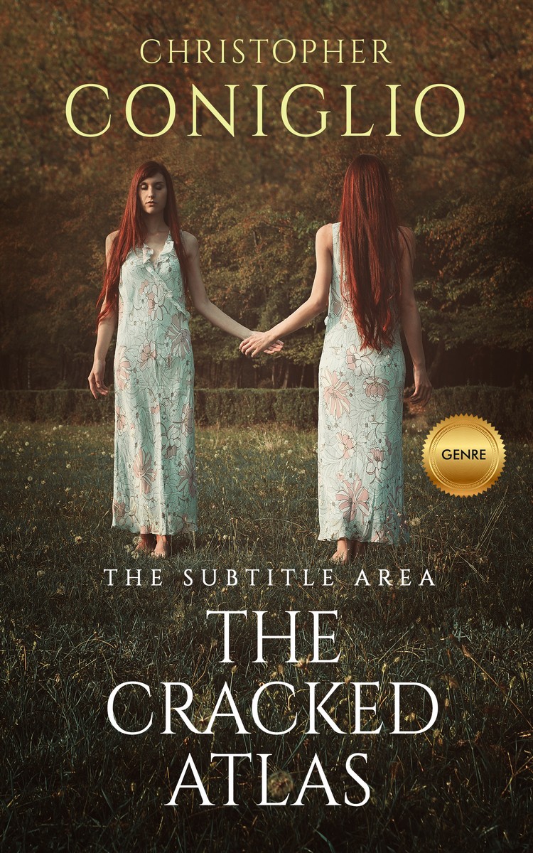 2D view of Premade Horror Book Cover - English Walnut