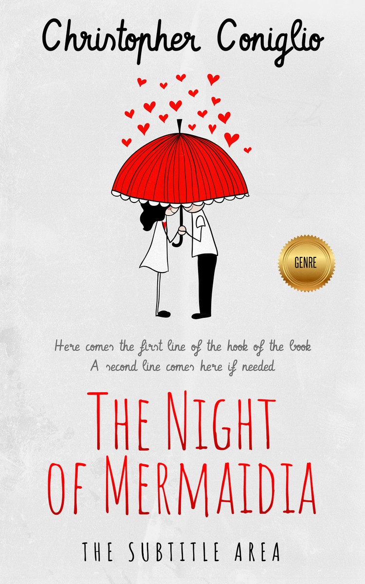 2D view of Premade Romance Book Cover - Mercury