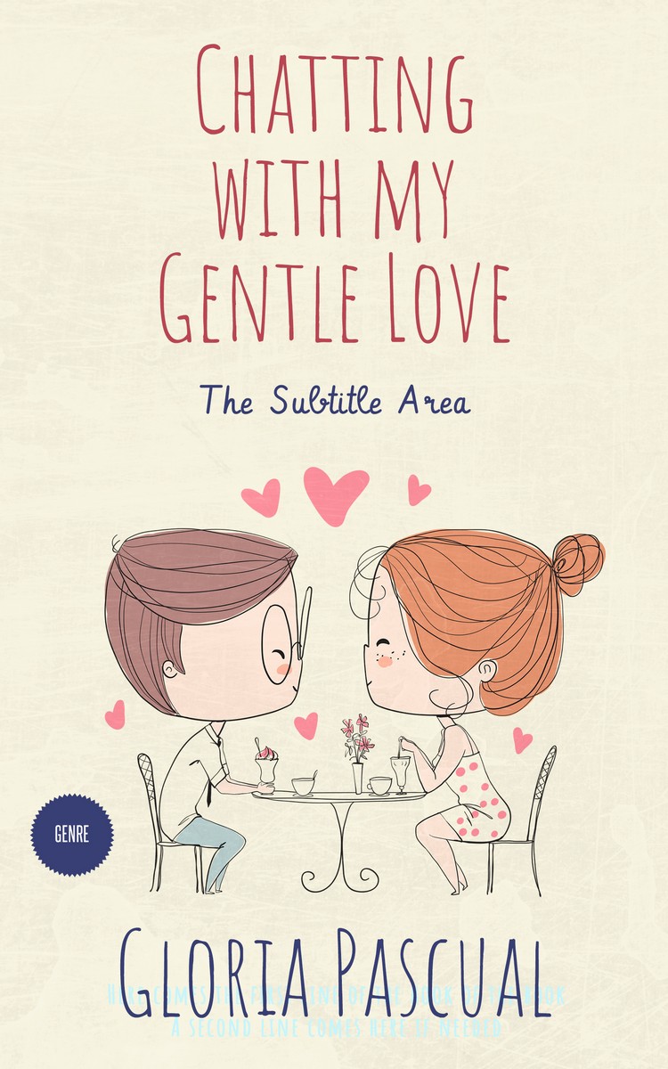 2D view of Premade Romance Book Cover - Ecru White