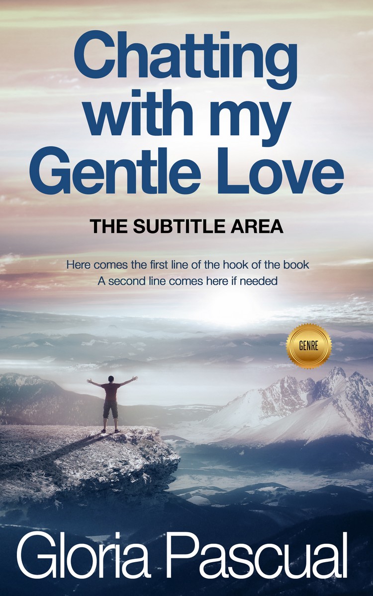 2D view of Premade Self-Improvement & Self-Help Book Cover - Cloud