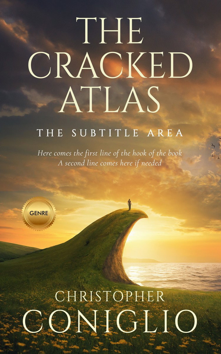 2D view of Premade Fantasy Book Cover - Mondo