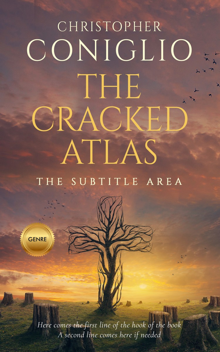 2D view of Premade Religion & Spirituality Book Cover - Roman Coffee