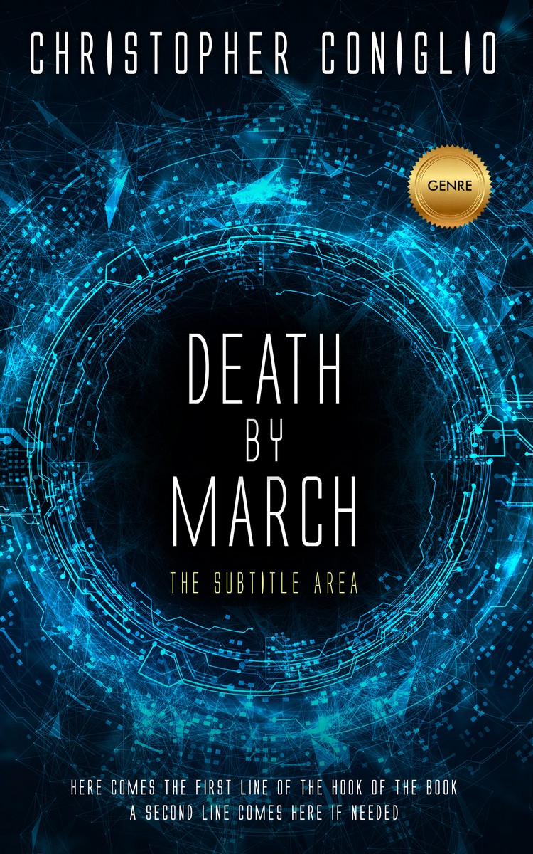 2D view of Premade Science Fiction Book Cover - Black Pearl