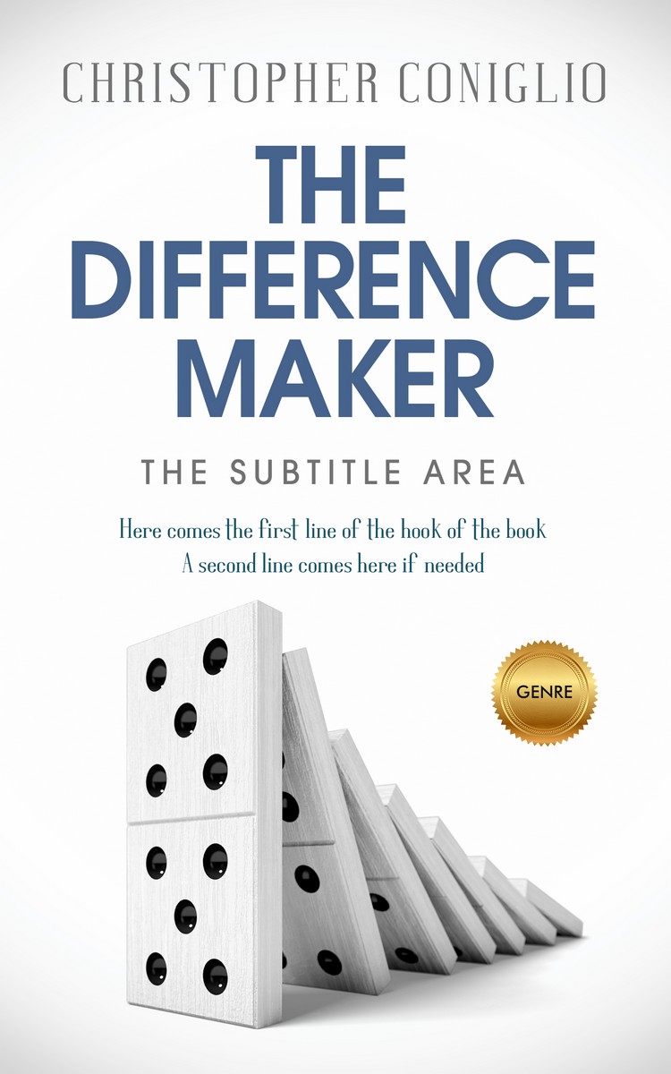 2D view of Premade Business Book Cover - East Bay