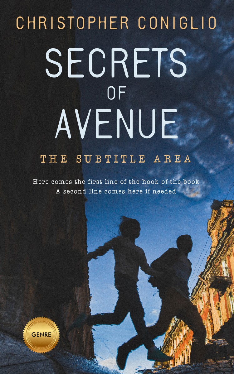 2D view of Premade Romance Book Cover - Ebony Clay