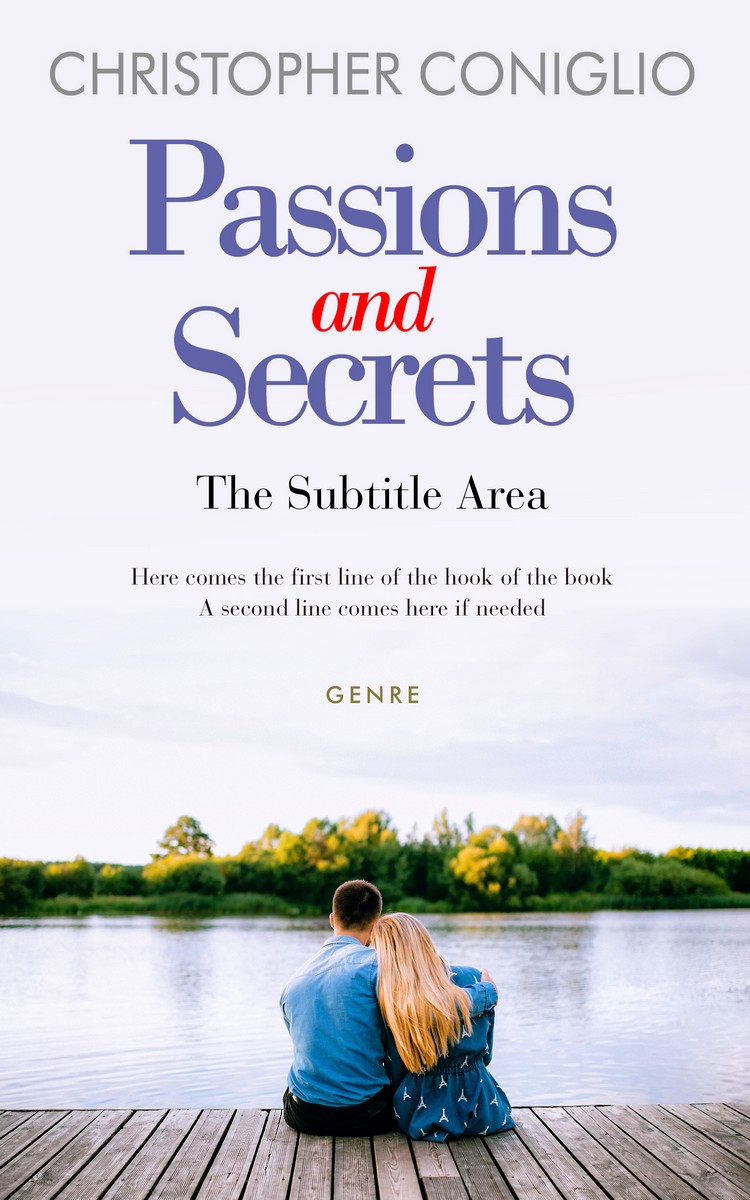 2D view of Premade Romance Book Cover - Whisper